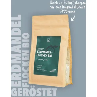 Wacker Geröstete Erdmandelflocken (Chufas Nüssli) Bio, gemahlen, 500g