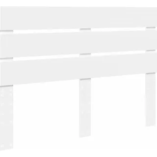 vidaXL Kopfteil Weiß 140 cm Holzwerkstoff - Weiß