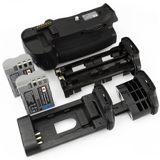 DSTE® Batterie Griff für Nikon D700 D300 D300S D900 DSLR Digital Kamera als MB-D10 mit (2 packung) EN-EL3E