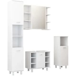 VidaXL 3056898, Weiß, Holz, 600 mm, 320 mm, 535 mm, 80 cm - Weiß