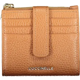 Elegante Damen-Geldbörse in Braun mit Münzfach und Reißverschluss - Braun