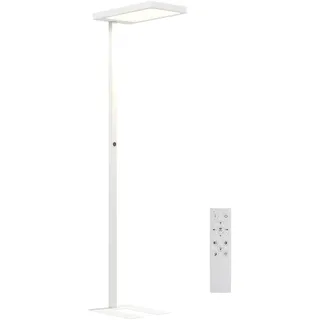 HOMCOM Stehlampe Dimmbar mit Fernbedienung Nachtlicht 1,96 m 3000-6500 K | Timing-Funktion, Stehleuchte, Leselampe, 40W 1560LM, Standleuchte Stehend, für Schlafzimmer Wohnzimmer