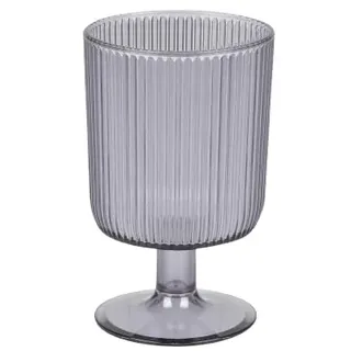 Urban Living Samba Standglas, Kunststoff, 300 ml, Durchmesser 7,7 cm x Höhe 12,2 cm, Grau