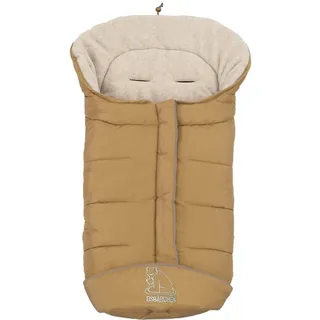 Fußsack HEITMANN FELLE "Eisbärchen - Winterfußsack Copy Fleece", Baby, beige, Polyester, Fußsäcke Fußsack, mit Fleecefutter, Mumienform möglich, für Kinderwagen, waschbar
