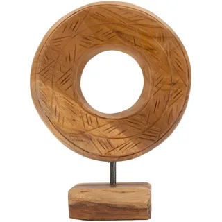 Skulptur , Braun , Holz , Teakholz , 20x28x10 cm , Dekoration, Dekofiguren & Skulpturen, Skulpturen