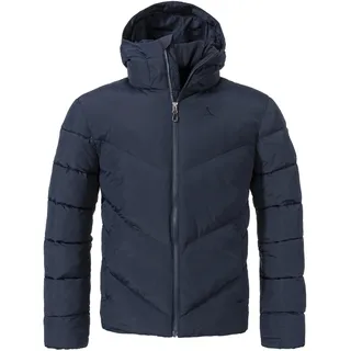 Schöffel Herren Ins Jacket Style Lodos MNS, leichte Steppjacke mit hoher Wärmeleistung, bequeme, warme Winterjacke mit Kapuze und hochschließendem Kragen, navy blazer, 56