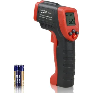 Wintact Infrarot Thermometer Laser Temperaturmessgerät Digital, Berührungslose für Kochen Pizza Oven, Braten, Meet, Industrie Nicht für Menschen -50°C to 550°C