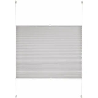 Good Life Plissee »Allegra« verdunkelnd energiesparend ohne Bohren Fixmaß, grau