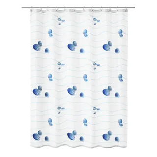 KLEINE WOLKE Duschvorhang Miami 180 x 200 cm blau