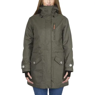 berydale leichter Damen Übergangsparka, wasser- und winddicht, atmungsaktiv, ungefüttert, Funktionsjacke für Frühjahr bis Herbst