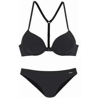 Bruno Banani Push-Up-Bikini Damen schwarz Gr.34 Cup C