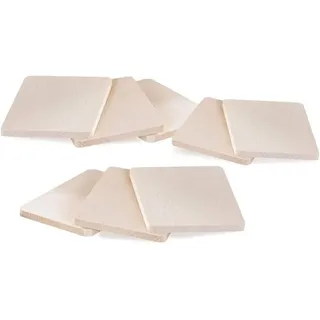 KESPER 69958 Raclette-Brettchen aus Buche, 8-er Set,