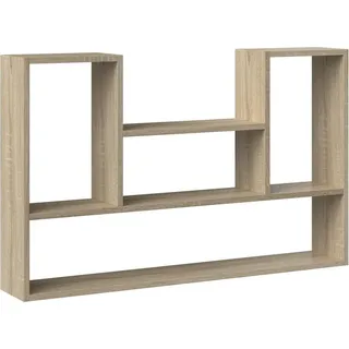 Wandregal Bilbao 4P - Wandregal mit Fächern | Sonoma-Eiche | 100x60x16cm