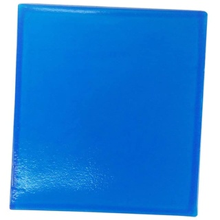 Aiuphing gelkissen Motorrad, modifiziertes Sitzkissen Dämpfung Matte,Komfortable Weiche Kissen (blau) (25 * 25 * 2 cm)