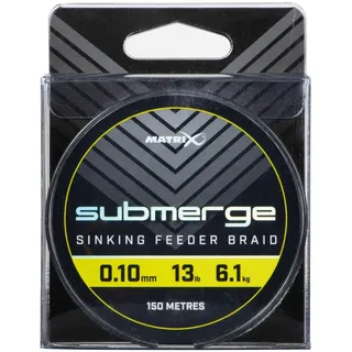 MATRIX FISHING Matrix Submerge geflochtene Schnur 150 M - Grey / 6.1kg / 13lbs