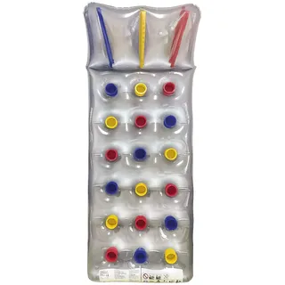 Fashy Pool- & Strandspielzeug Luftmatratze, silber-bunt, 8134