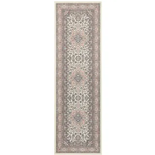 HANSE HOME Nouristan Mirkan Orient, Teppich – Wohnzimmerteppich Orientalisch Kurzflor, Vintage, Orientalischer Teppich für Esszimmer, Wohnzimmer, Schlafzimmer – Creme Rosa, 80x250cm