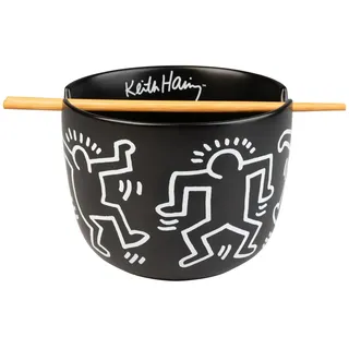 Grupo Erik Ramen Bowl Schüssel Schwarz 12,5 x 16 cm 1400 ml