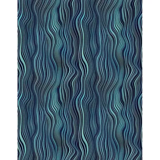 Marburg Fototapete Grafisch Modern 3,4 m x 2,65 m Türkis FSC®