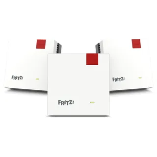 AVM FRITZ!Mesh Set 1700 3568 Mbps Grau/Rot/Weiß