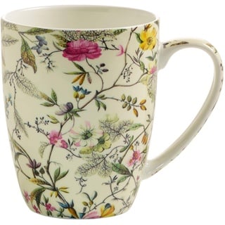 Maxwell & Williams WK03400 Tasse 400 ml – Kilburn – Bone China Porzellan Glanz bunt, Geschenkbox, Summer Blossom