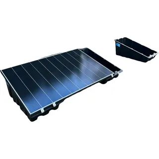 Montagesystem für Photovoltaik und Solar, NELI Montagewanne für Flachdach - Schwarz