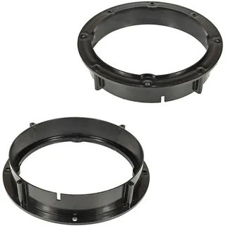 tomzz Audio 2857-002 Lautsprecherringe Adapter Halterungen kompatibel mit VW Golf 6 7 Passat Polo Up Beetle Seat Arosa MII Toledo Skoda Fabia Octavia Roomster CitiGo für 165mm DIN Lautsprecher