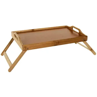 HOME DECO FACTORY Klapptablett Bambus Faltbar Platzsparend | Bambus, Klapptablett, faltbar, Tischservice, platzsparend, Aperitifs und Mahlzeiten, Bambus