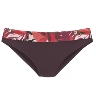 LASCANA Bikini-Hose »Ava« im tropischen Design, rot