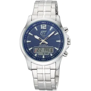 ETT Eco Tech Time Professional World Timer Edelstahl 45 mm EGA-11716-31M