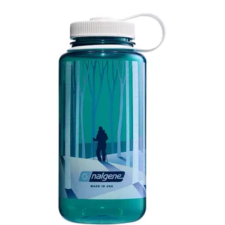 Nalgene Wide Mouth 32oz Trout w/Landscape Forest