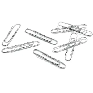 Durable Büroklammern groß, 77 mm, 100 Stück, verzinkt, 122725
