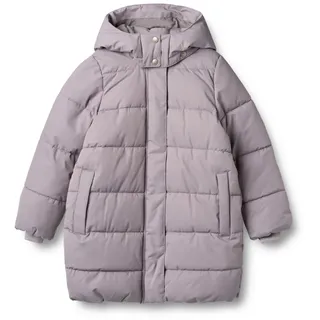 WHEAT Steppjacke "Puffer Coat Yrsa" mit Kapuze Kunstfaser, wasserdicht, atmungsaktiv, Reflektor, schwarz lavender