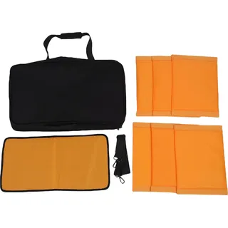 DJ-Controller-Tasche, gepolstert, tragbare Aufbewahrung, Reise-Tragekabel-Organizer, Segeltuch mit Riemen