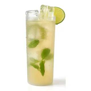 Silverkitchen 40 Longdrinkbecher 200ml - Longdrinkgläser Kunststoff, Wiederverwendbare Cocktailbecher Plastik, Kölsch Gläser, Made in Germany