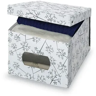 Domo Pack Living Bon Ton Kleiderbox 42x50x31 Cm - White - XL