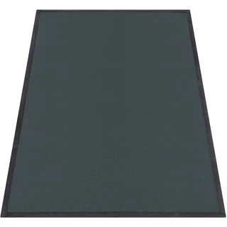 Paco Home Teppich »Tatami 475« rechteckig 24 mm Höhe Kurzflor, Uni-Farben, mit Memory Foam, waschbar, schwarz