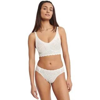SLOGGI Damen, Sloggi Zero Feel Bliss Bralette, Silk White, L,