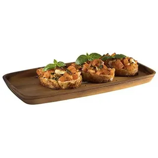 APS Servierplatte braun, 18,0 x 30,0 cm, 1 St.