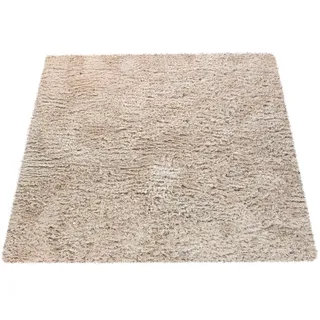 Paco Home Hochflor-Teppich »Milano 861«, rechteckig, 74 mm Höhe, Uni-Farben, Flokati-Optik, weich und kuschelig, beige