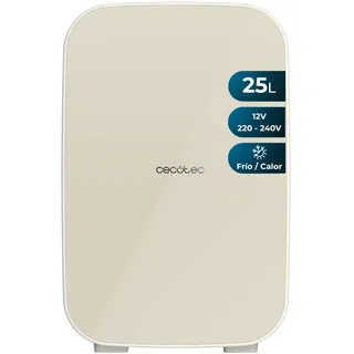 Cecotec Bolero MiniCooling Mini-Kühlschrank 20 l 12-220V 850 mm hoch Beige