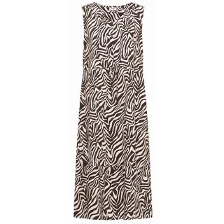 Cecil Midikleid Zebraprint Braun 46
