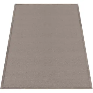 Paco Home Teppich »Tatami 475« rechteckig 24 mm Höhe Kurzflor, Uni-Farben, mit Memory Foam, waschbar, beige