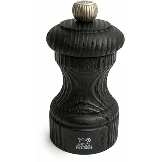 Peugeot Bistro Nature Black Salzmühle Salz Mühle Gewürzmühle Holz Schwarz 10 cm 41373 - Schwarz