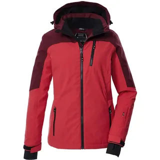 KILLTEC Damen Skijacke Funktionsjacke mit Kapuze und Schneefang KSW 435 WMN SKI Jckt 00475-modern red 40