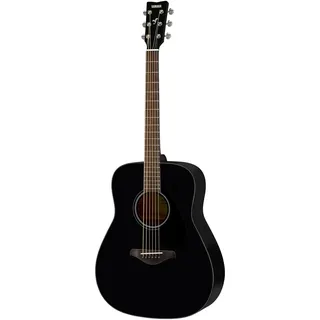 Yamaha FG800 Westerngitarre schwarz - Akustische Westerngitarre mit authentischem Klang - Anfängergitarre für Erwachsene & Jugendliche - 4/4 Gitarre aus Holz