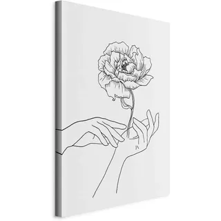 artgeist Leinwandbild , Schwarz, Weiß , Textil, Holzwerkstoff , rechteckig , 40x60x1.2 cm , Keilrahmen , Bilder & Rahmen, Bilder, Leinwandbilder