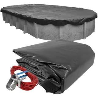 Robelle 511530-4 Ultimative Winter-Poolabdeckung für ovale Aufstellbecken, 4,6 x 9,1 m, ovaler Pool