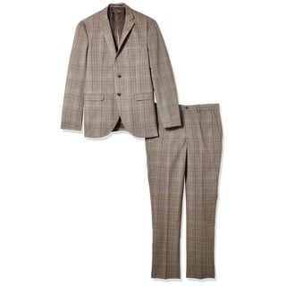 Jack & Jones Men's JPRFRANCO Check Suit Anzug, Java/Checks:SUPER Slim FIT, 48