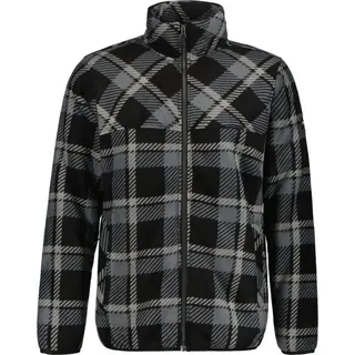ICEPEAK Fleecejacke ICEPEAK "ICEPEAK MARENGO", Herren, Gr. L, schwarz-weiß (basic schwarz), Obermaterial: 100% Polyester, Jacken Fleecejacke, sportliche Fleecejacke, schnell trocknendes Material, aus Polyester